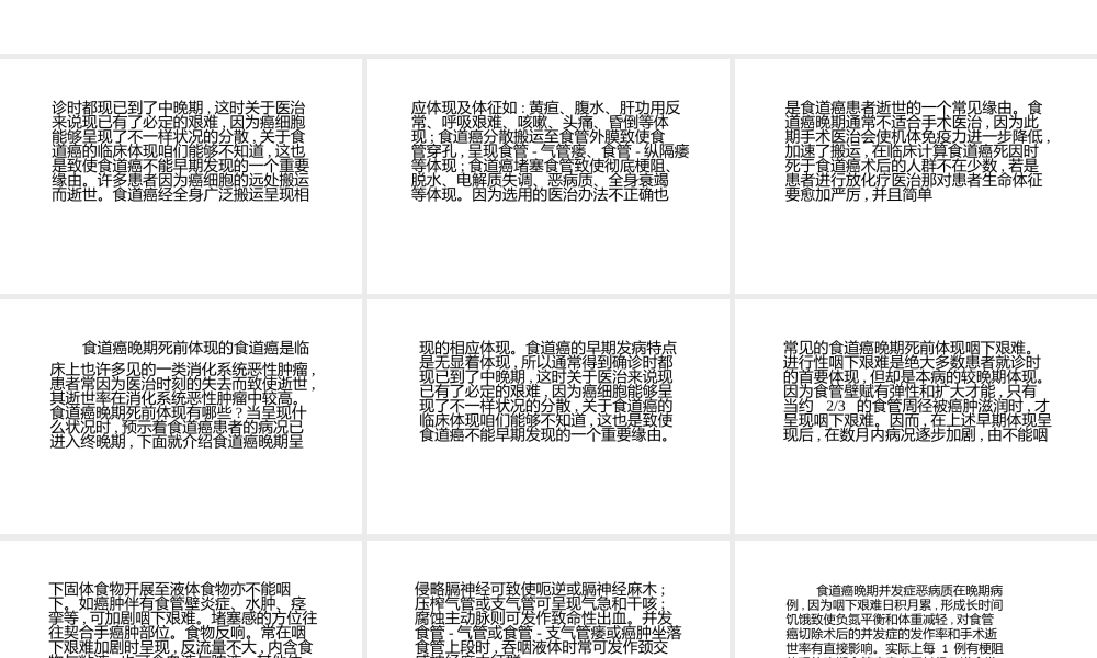 食道癌晚期：[3]食道癌晚期死前症状.pptx
