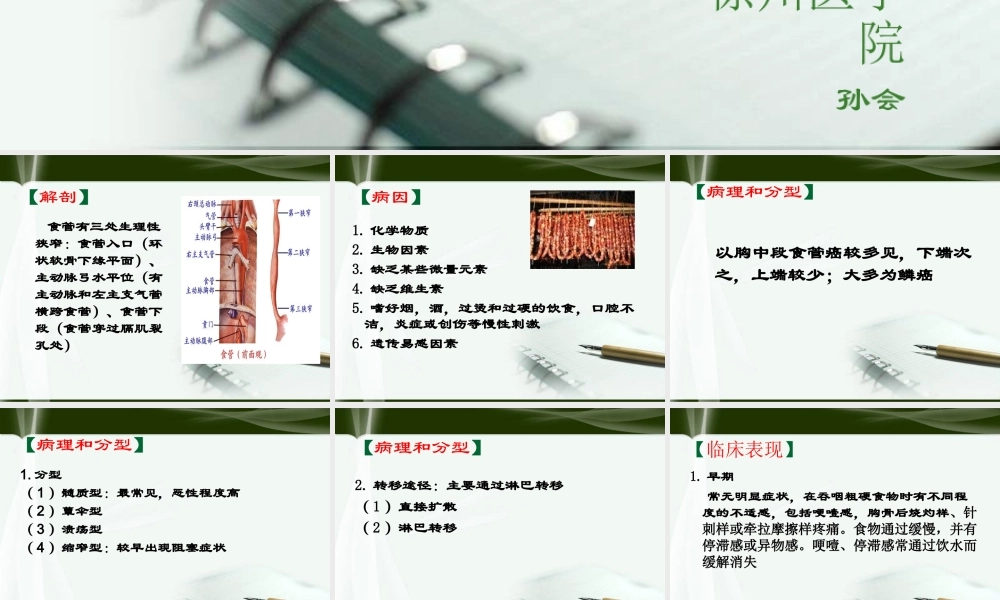 食管癌-孙会.ppt