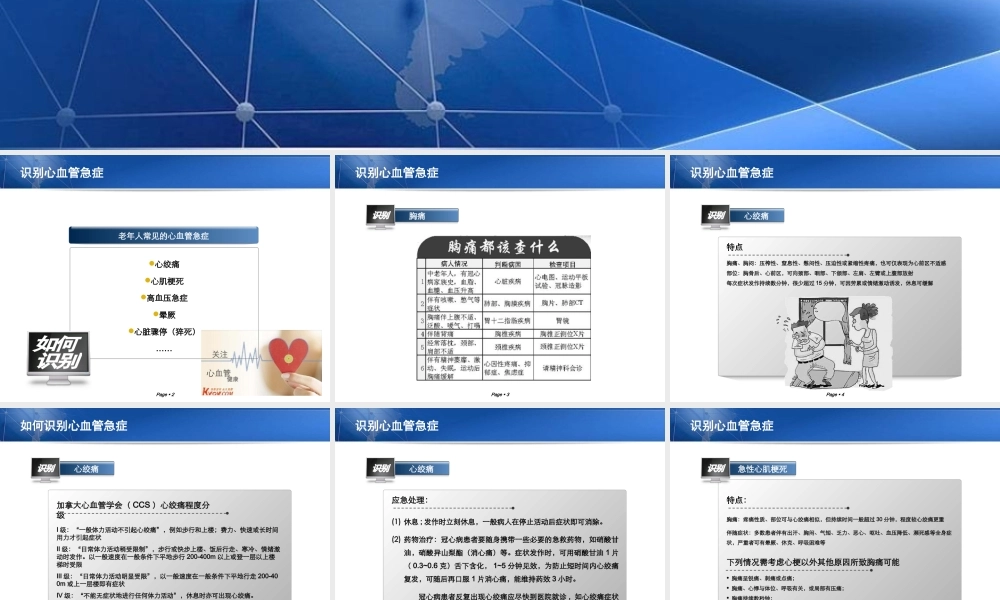 识别心血管急症.ppt