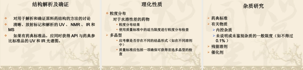 原料药申报资料技术要求.ppt