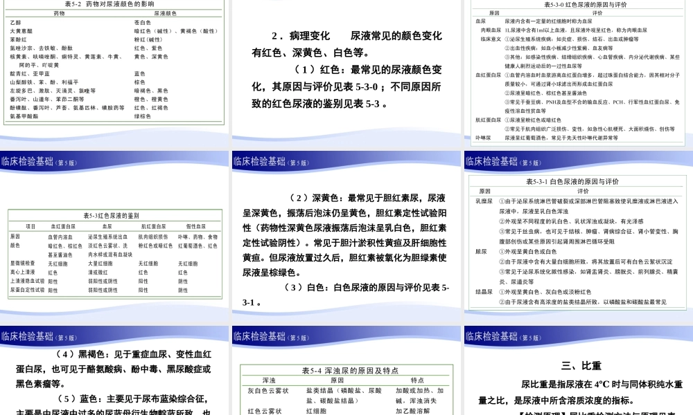 尿液一般检验.ppt