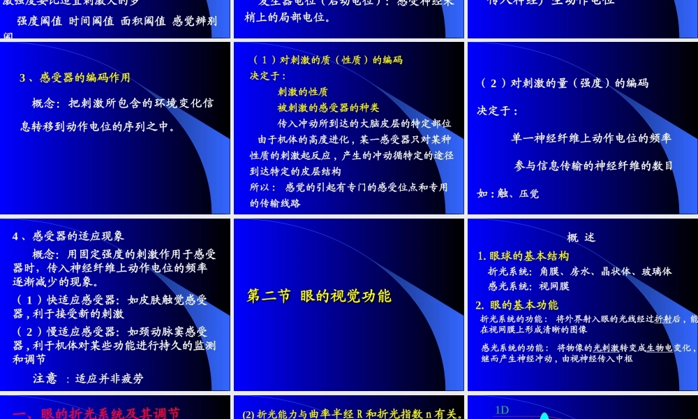 只有视锥细胞.ppt