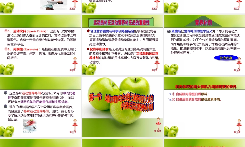常见的运动营养补剂.ppt
