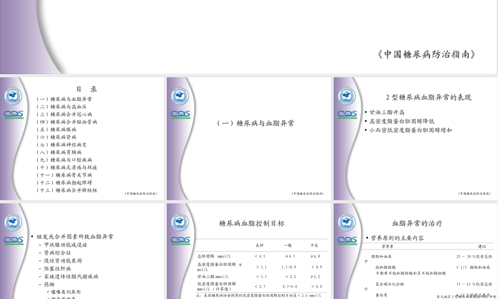 亚太地区2型糖尿病政策组2002年制定.ppt