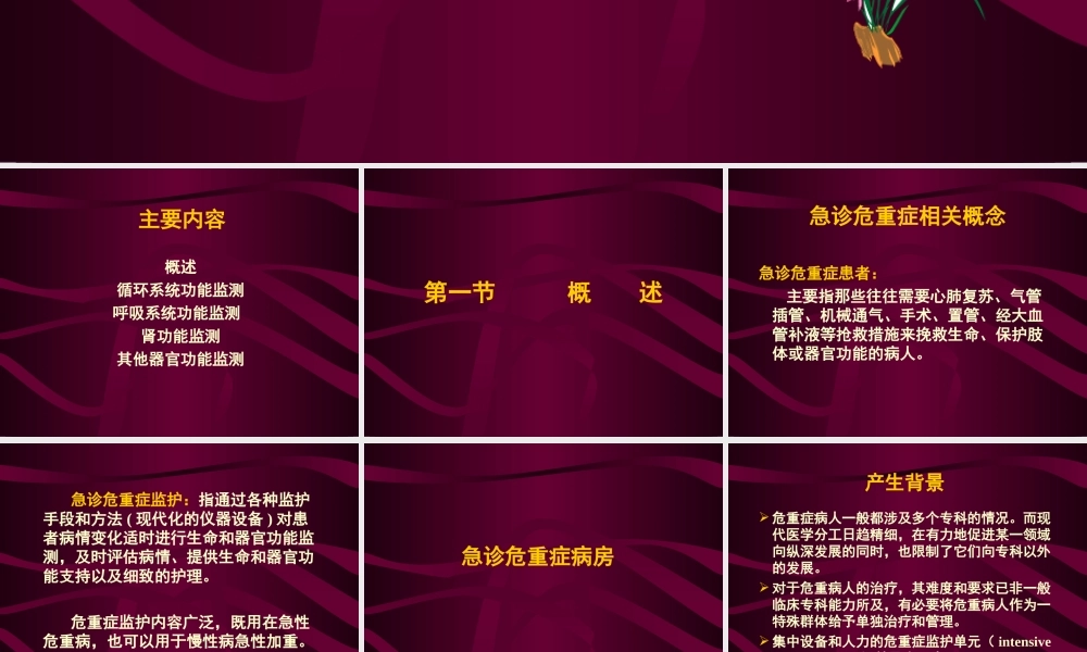 急诊危重症监护.ppt