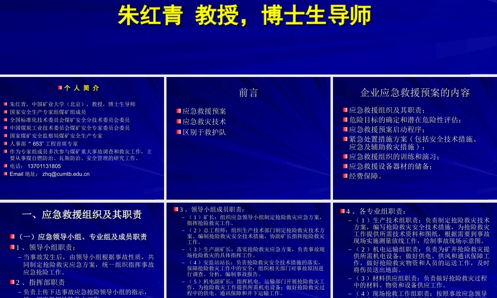 应急救援预案编制实例(朱红青200110724).ppt