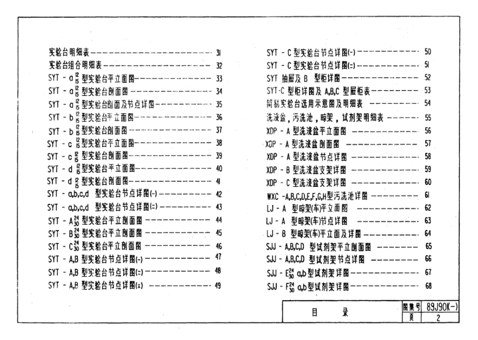 89J901(一)：实验室建筑设备（设计选用图）.pdf_第3页