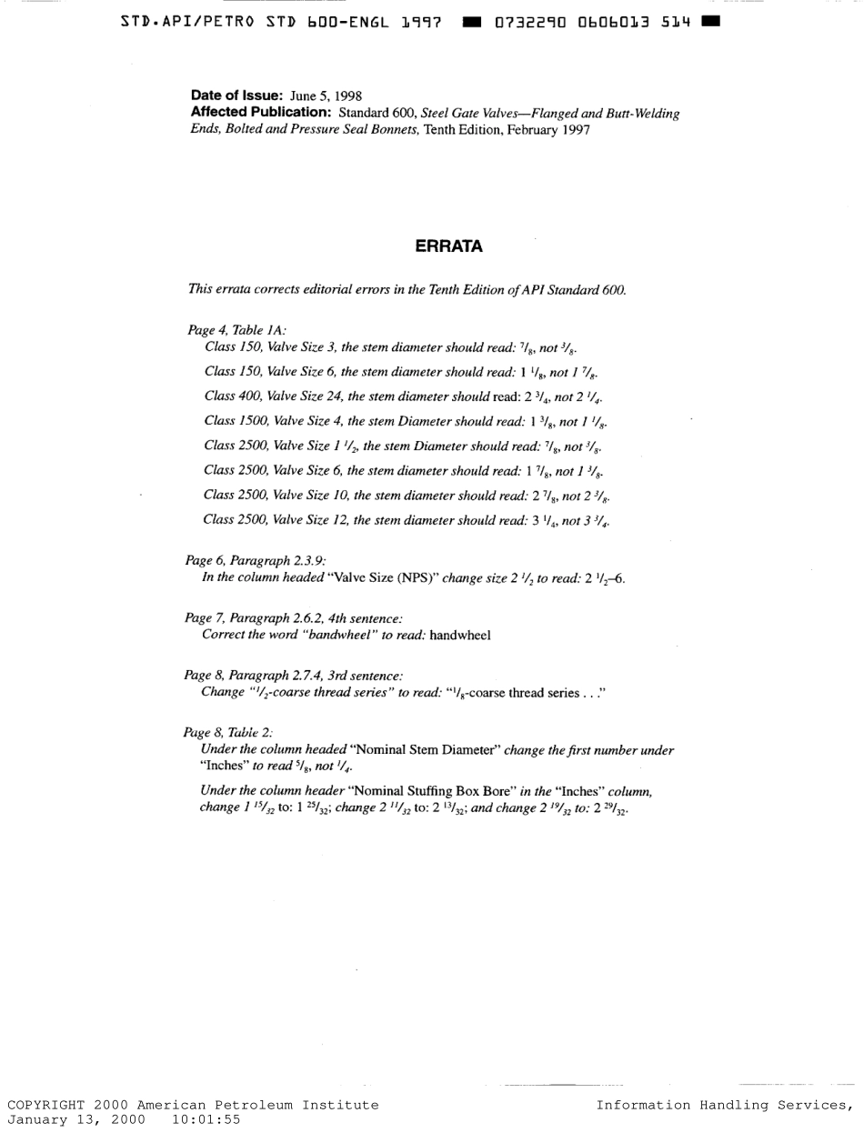 _API_STD_600.PDF_第1页