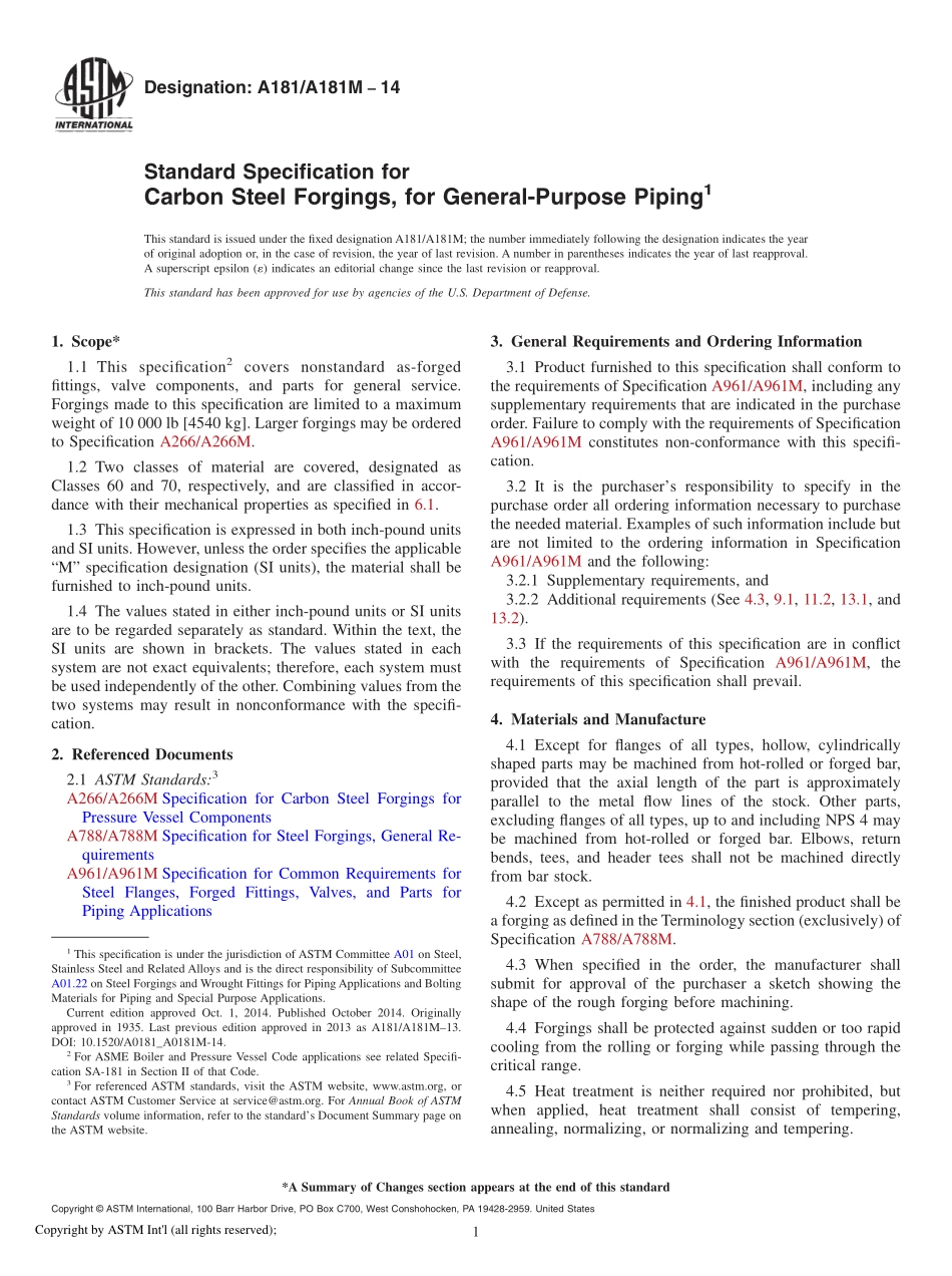 ASTM_A_181_-_A_181M_-_14.pdf_第1页