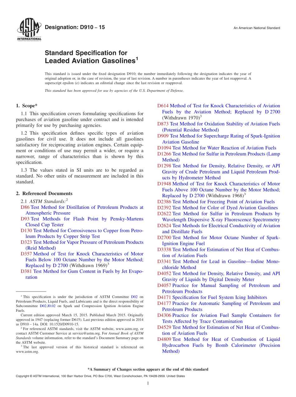 ASTM_D_910_-_15.pdf_第1页
