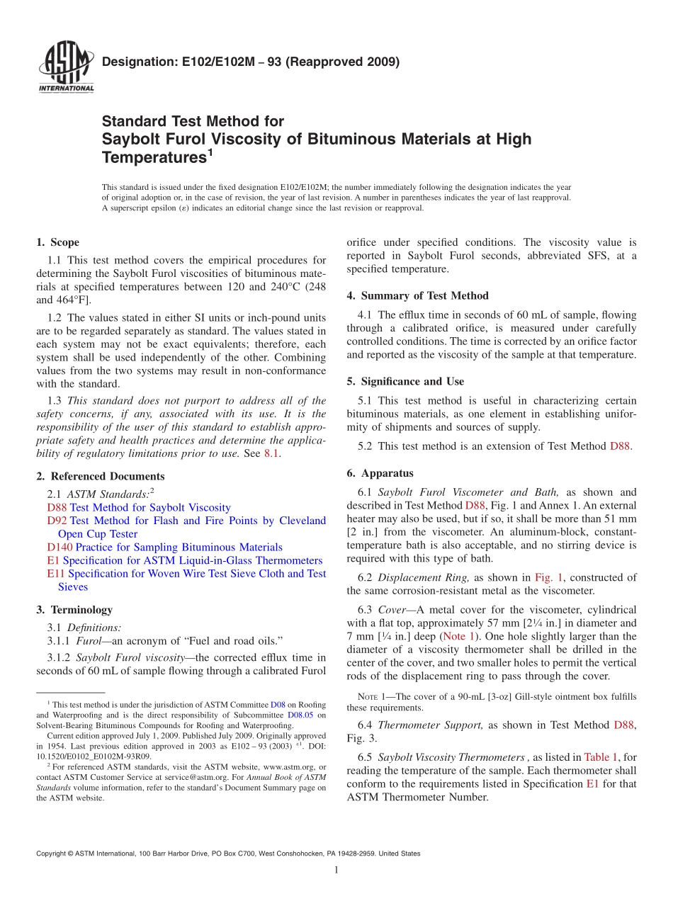 ASTM_E_102_-_E_102M_-_93_2009.pdf_第1页