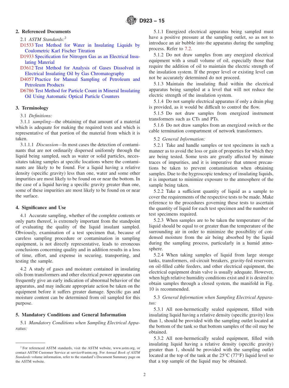 ASTM_D_923_-_15.pdf_第2页