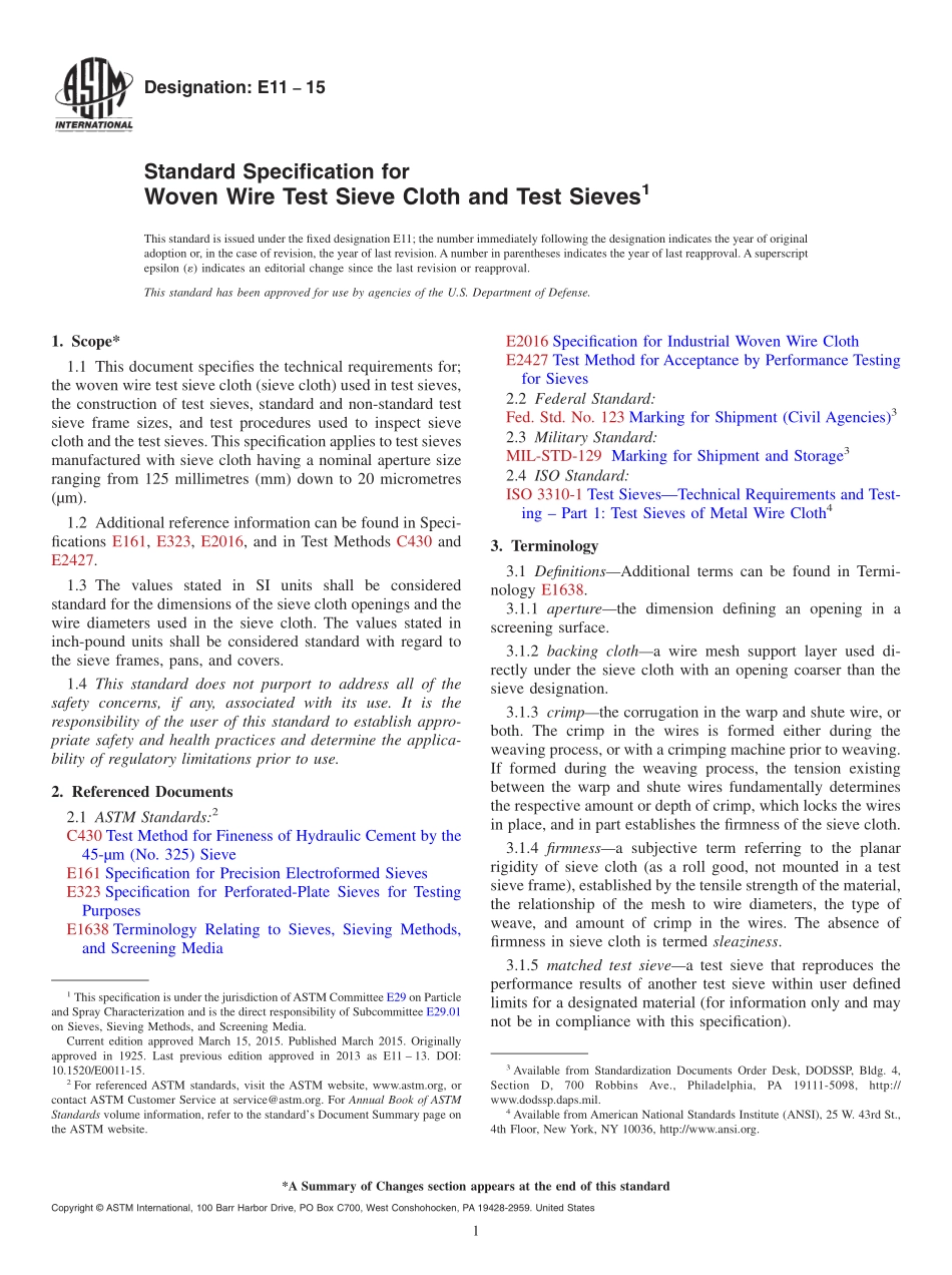 ASTM_E_11_-_15.pdf_第1页