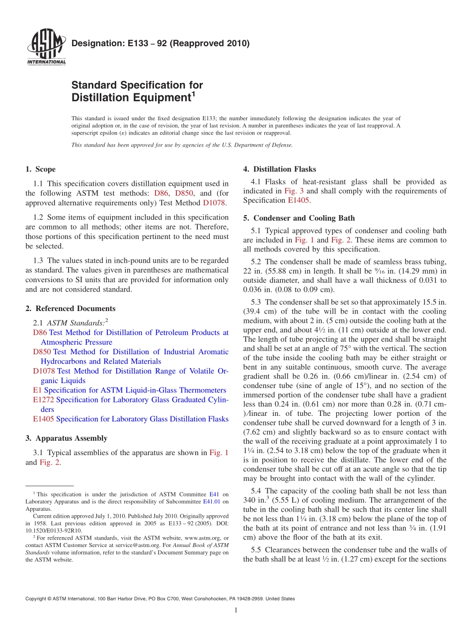ASTM_E_133_-_92_2010.pdf_第1页