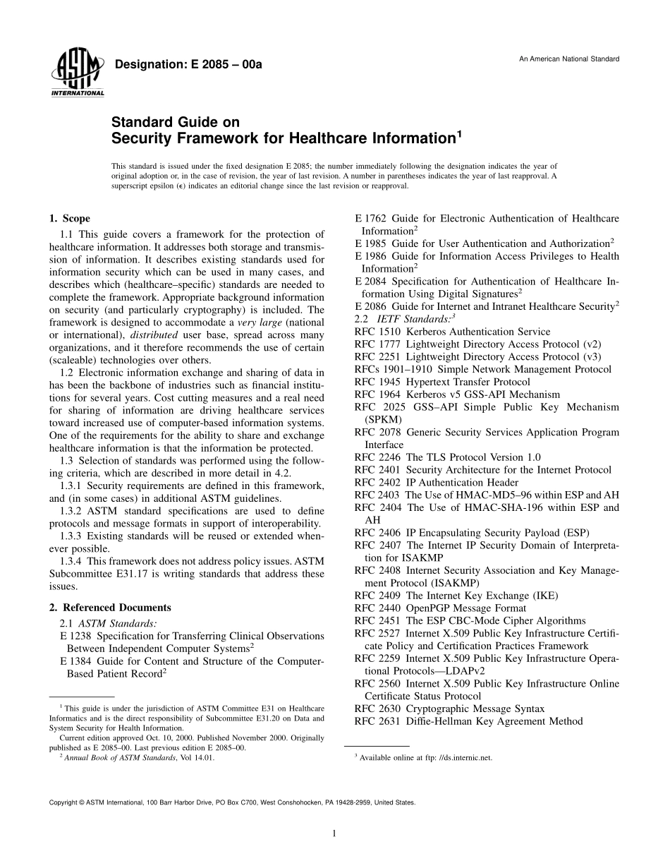 ASTM_E_2085_-_00a.pdf_第1页