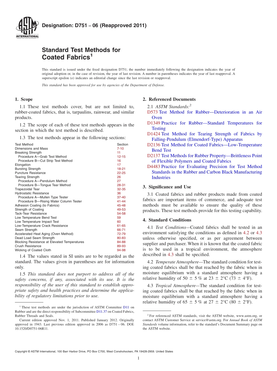 ASTM_D_751_-_06_2011.pdf_第1页
