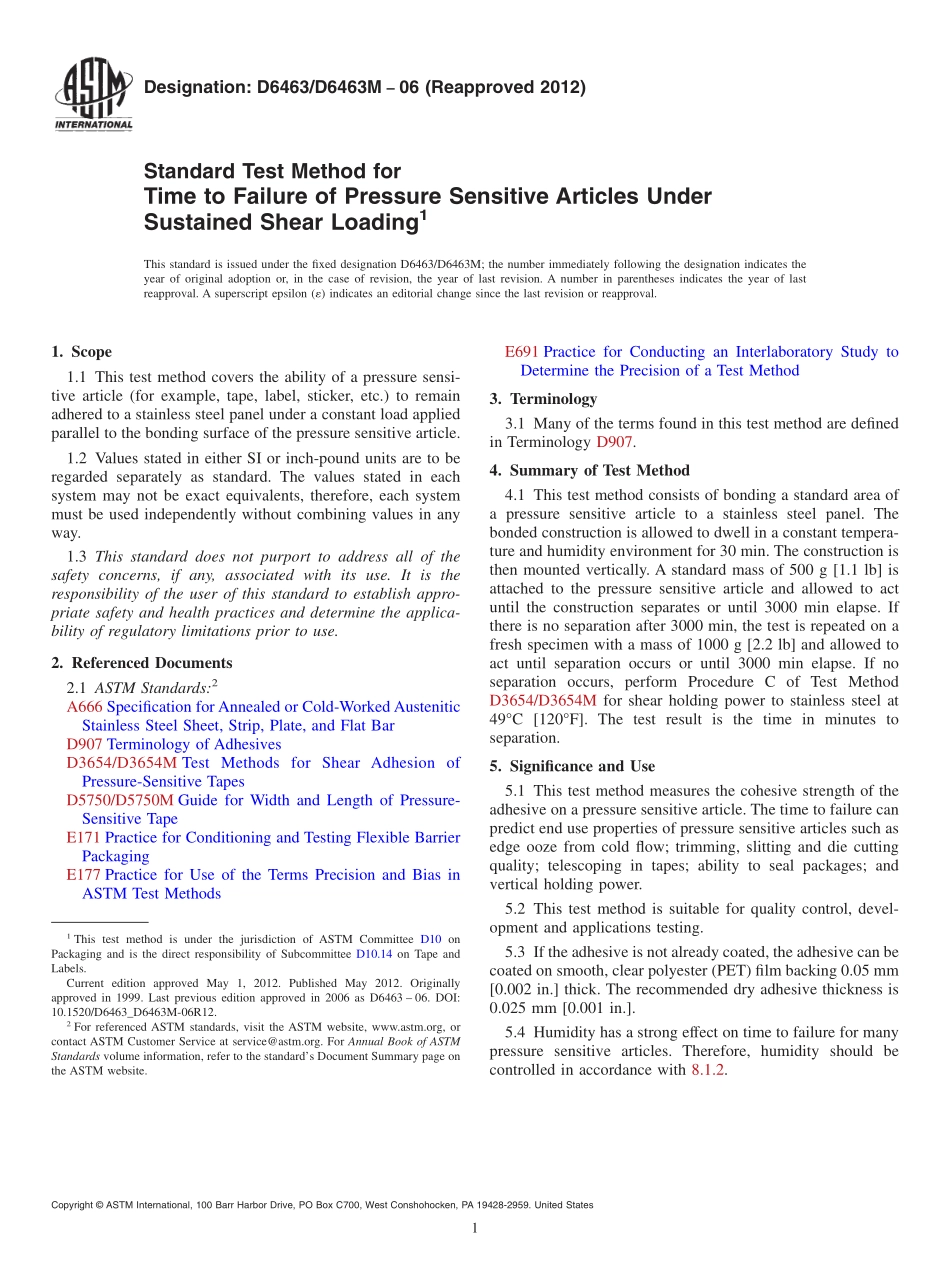 ASTM_D_6463_-_D_6463M_-_06_2012.pdf_第1页