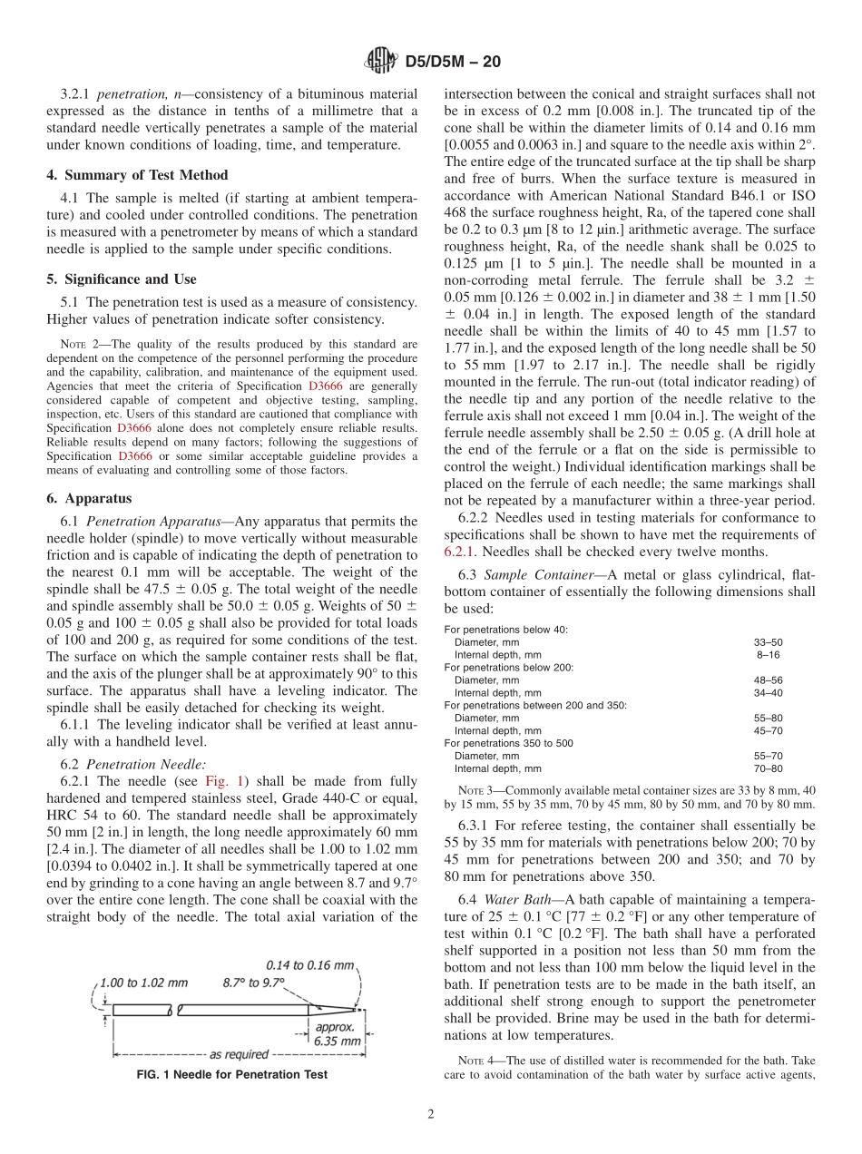 ASTM_D_5_-_D_5M_-_20.pdf_第2页