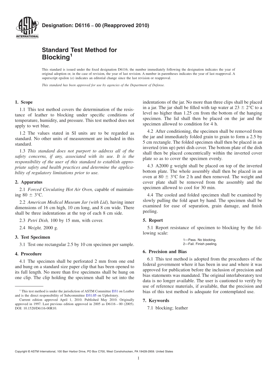 ASTM_D_6116_-_00_2010.pdf_第1页