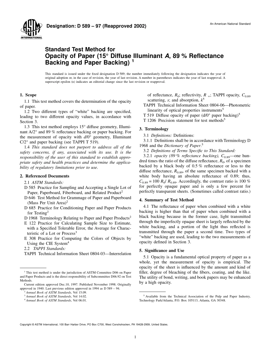 ASTM_D_589_-_97_2002.pdf_第1页