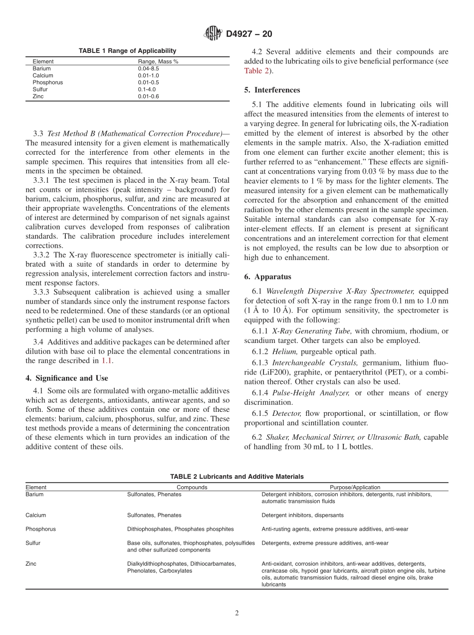 ASTM_D_4927_-_20.pdf_第2页