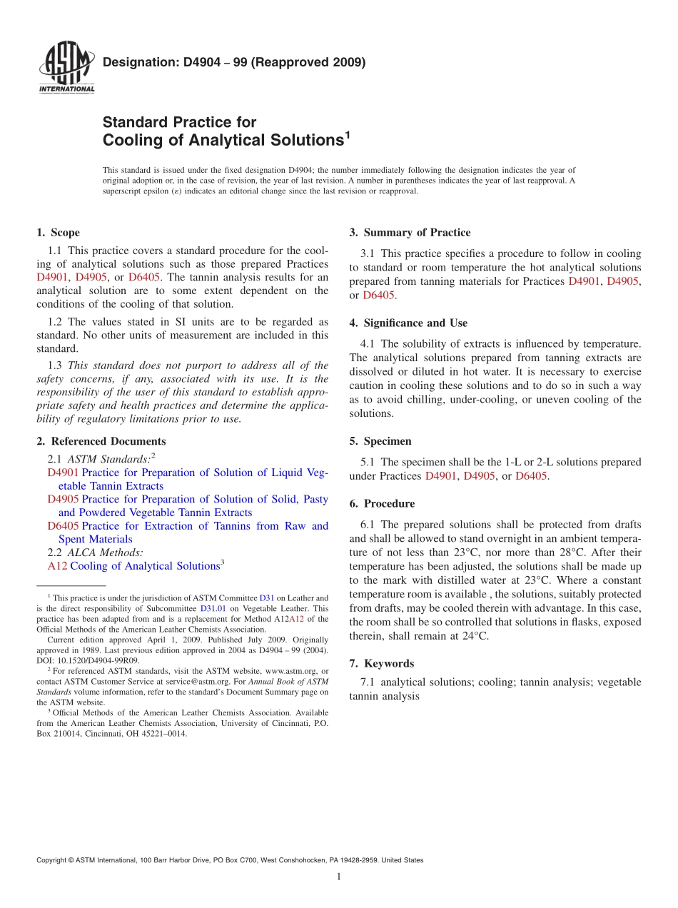 ASTM_D_4904_-_99_2009.pdf_第1页