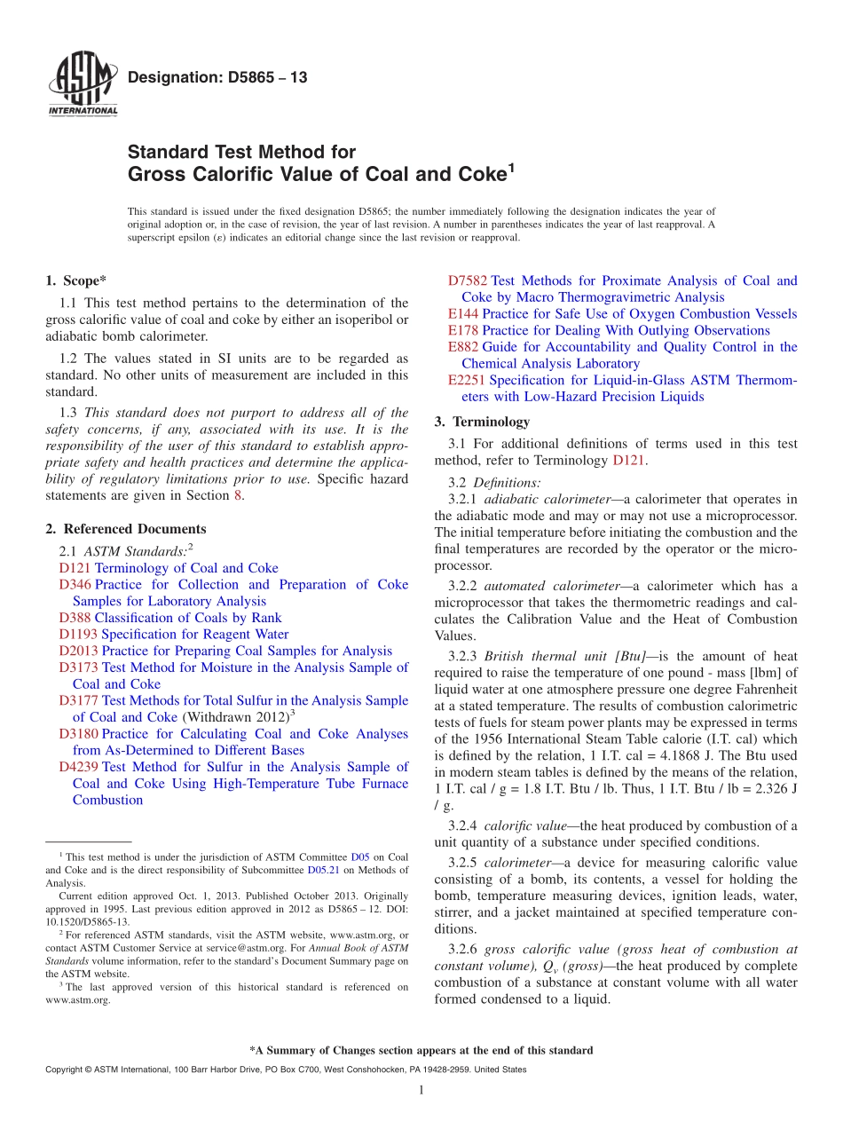 ASTM_D_5865_-_13.pdf_第1页