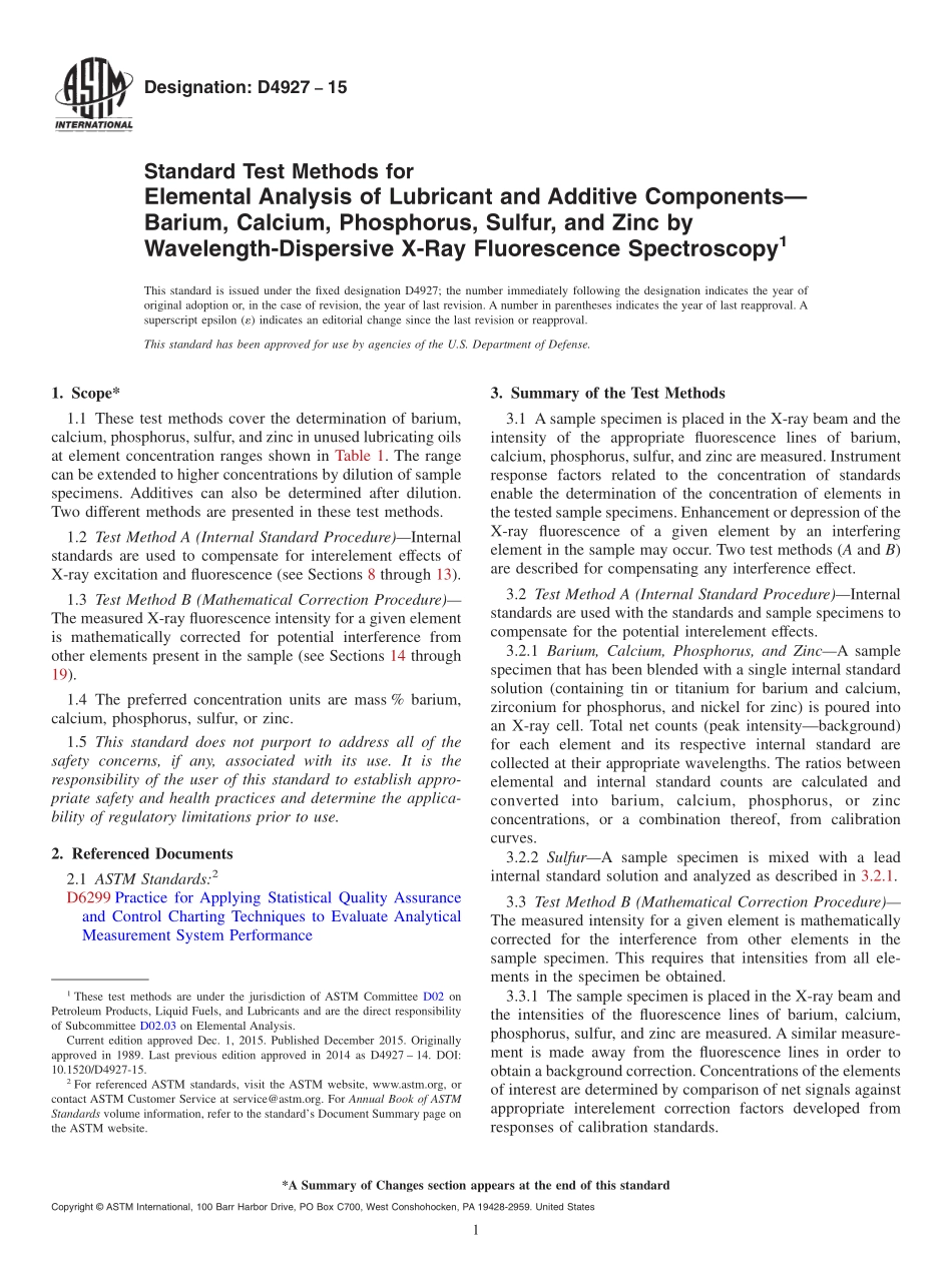 ASTM_D_4927_-_15.pdf_第1页