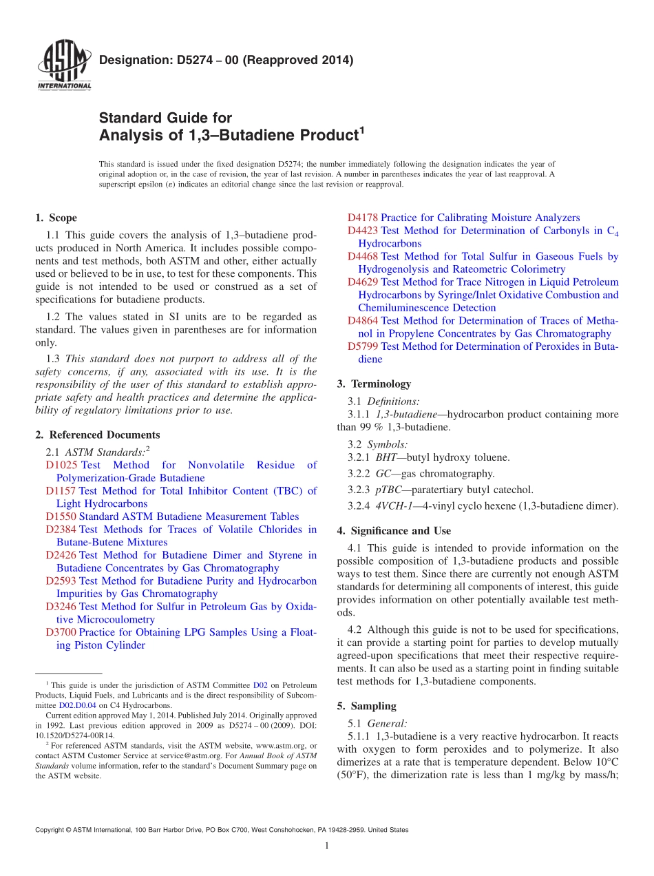 ASTM_D_5274_-_00_2014.pdf_第1页