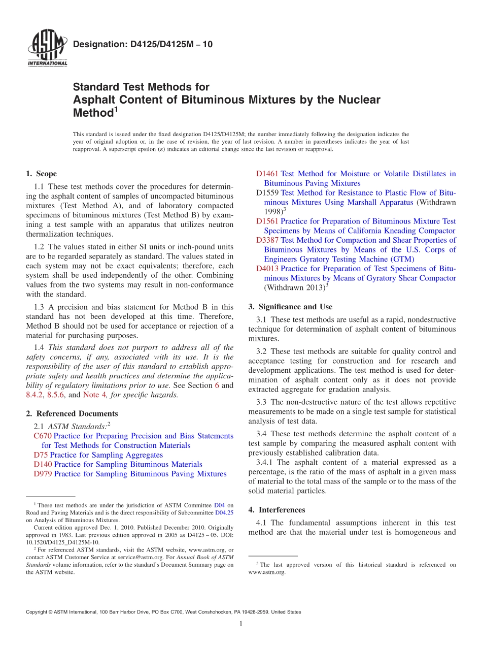 ASTM_D_4125_-_D_4125M_-_10.pdf_第1页