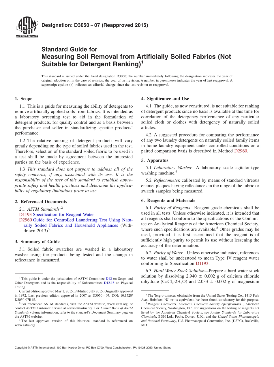 ASTM_D_3050_-_07_2015.pdf_第1页