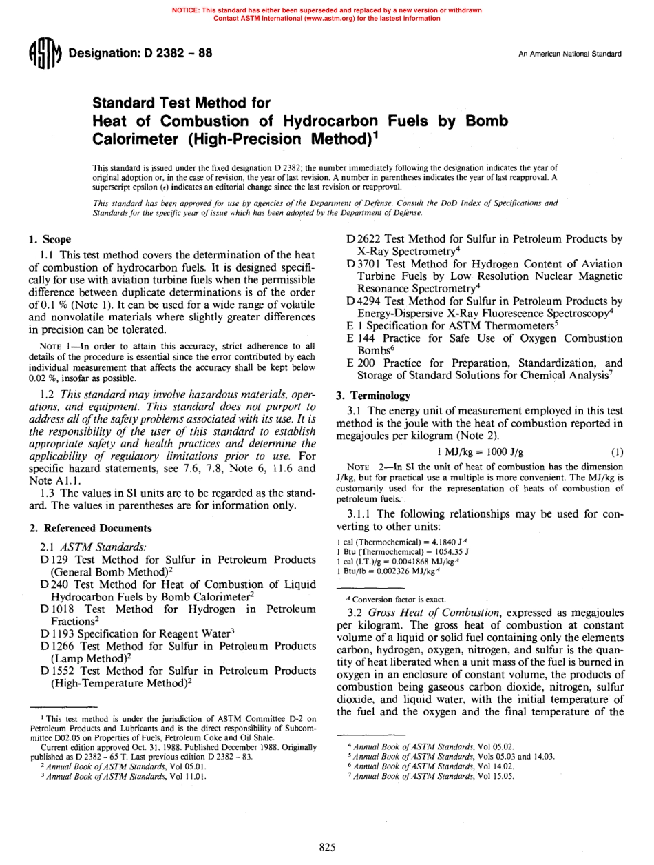 ASTM_D_2382_-_88_scan.pdf_第1页