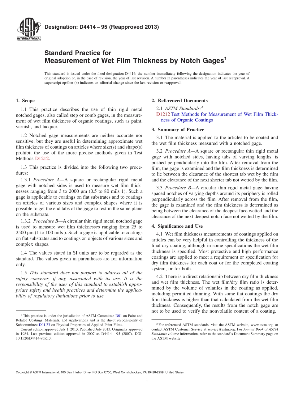 ASTM_D_4414_-_95_2013.pdf_第1页