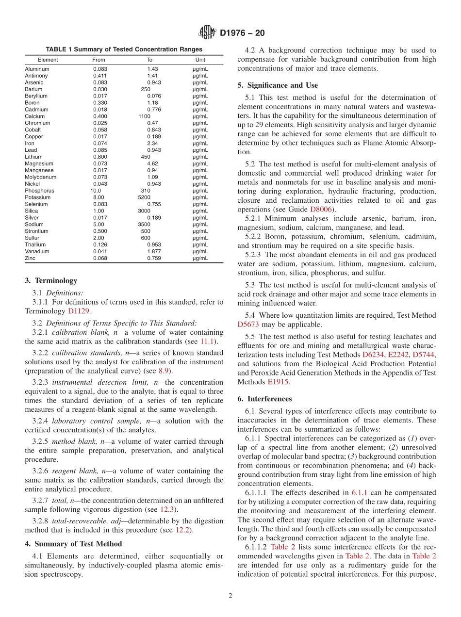 ASTM_D_1976_-_20.pdf_第2页