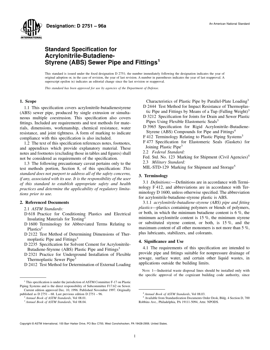 ASTM_D_2751_-_96a.pdf_第1页