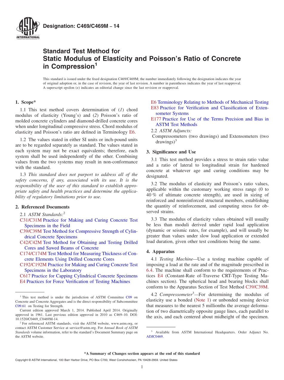 ASTM_C_469_-_C_469M_-_14.pdf_第1页
