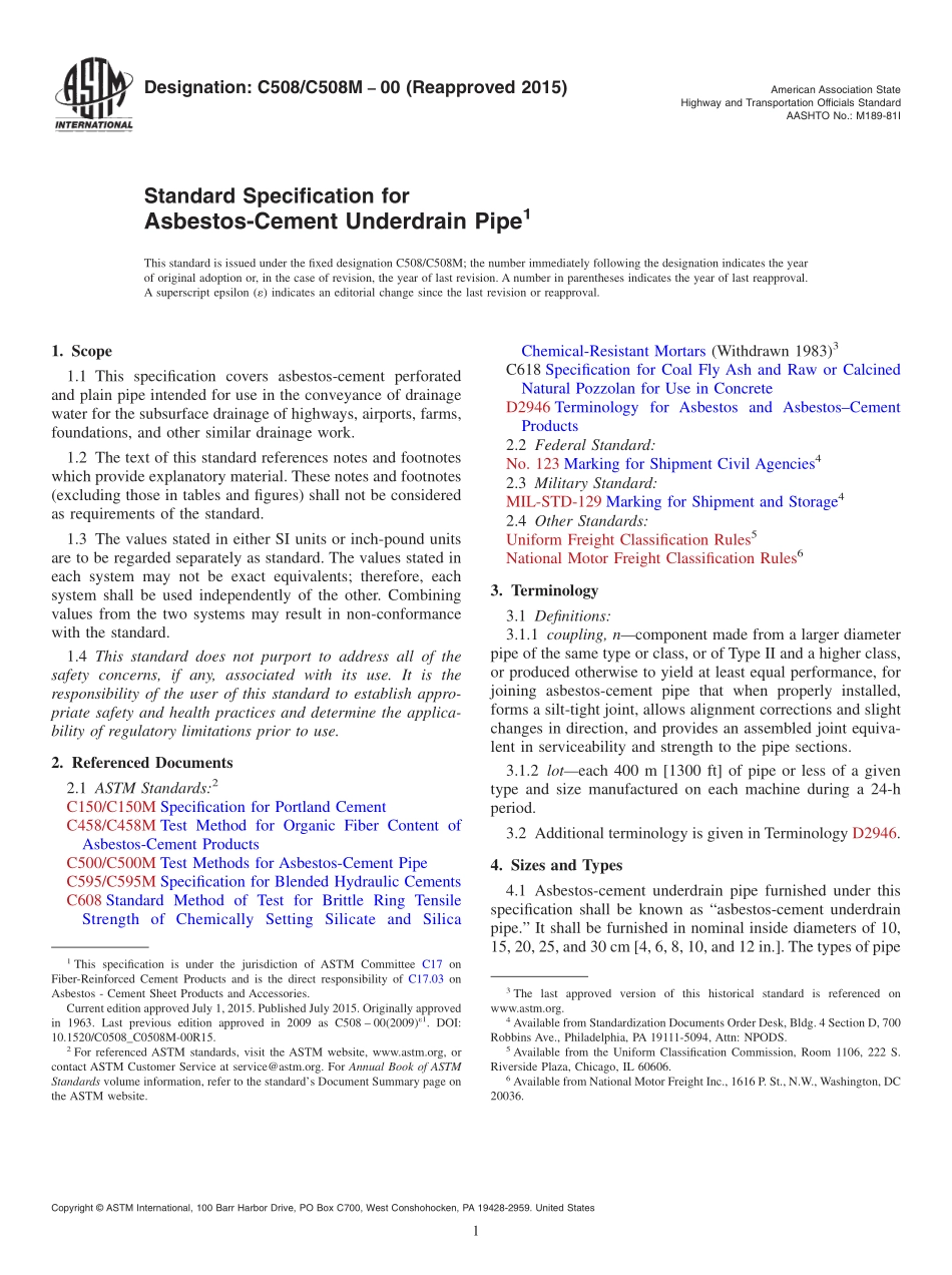 ASTM_C_508_-_C_508M_-_00_2015.pdf_第1页
