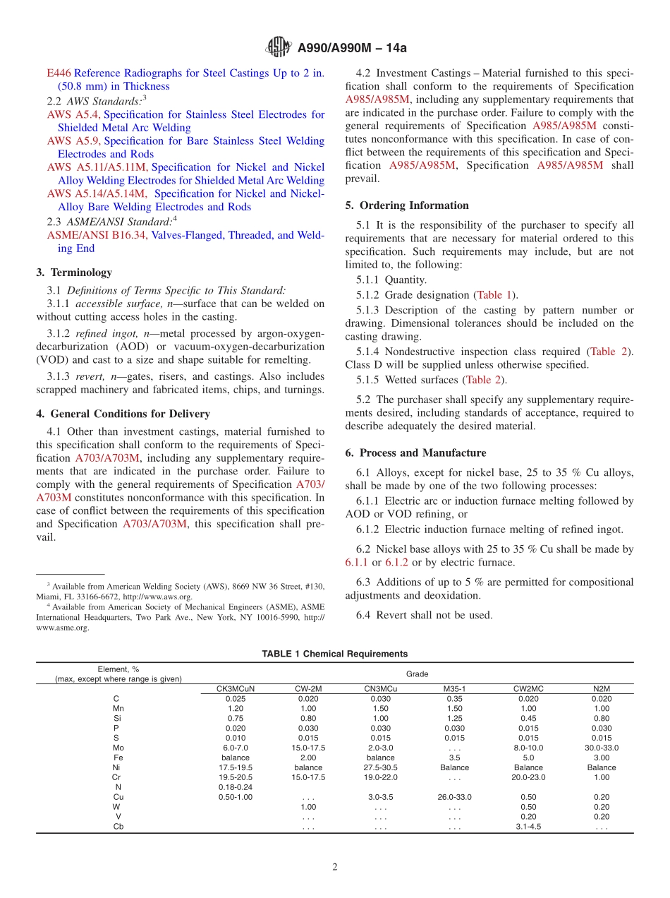 ASTM_A_990_-_A_990M_-_14a.pdf_第2页