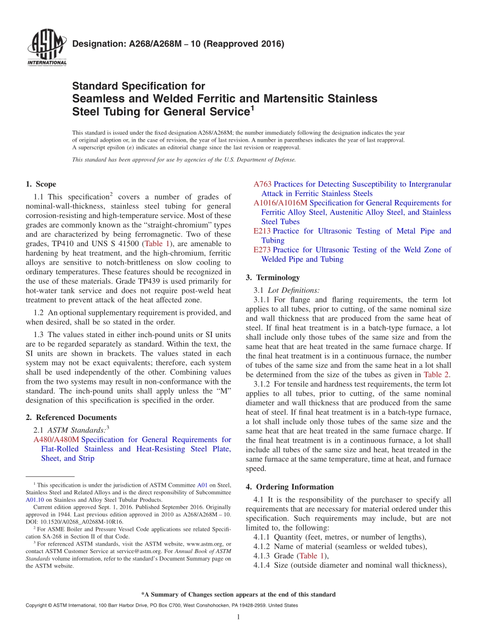 ASTM_A_268_-_A_268M_-_10_2016.pdf_第1页