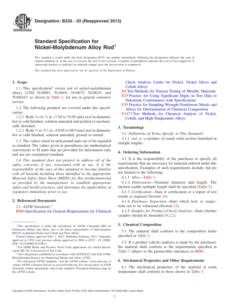 ASTM_B_335_-_03_2013.pdf_第1页