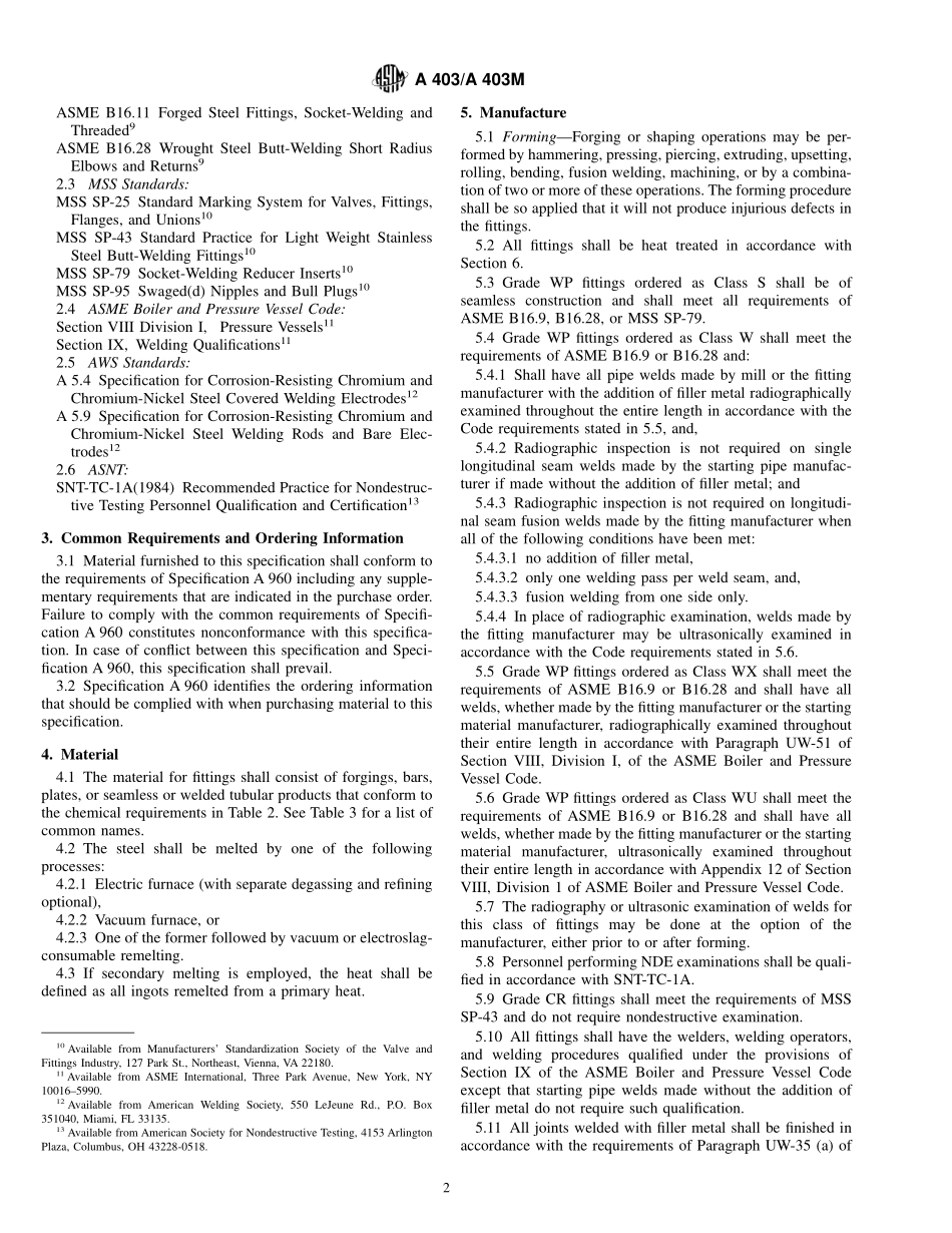 ASTM_A_403_-_A_403M_-_02.PDF_第2页
