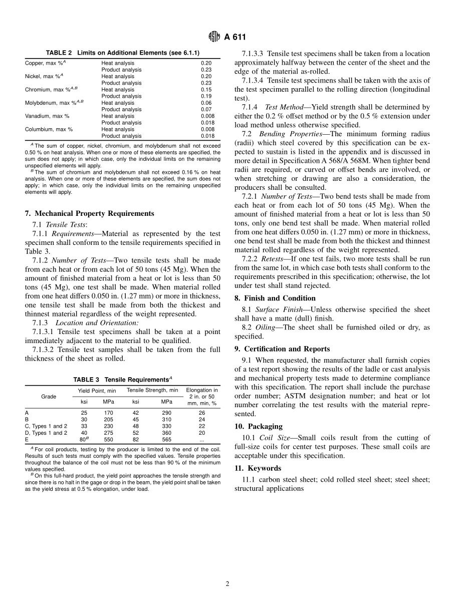 ASTM_A_611_-_97.pdf_第2页