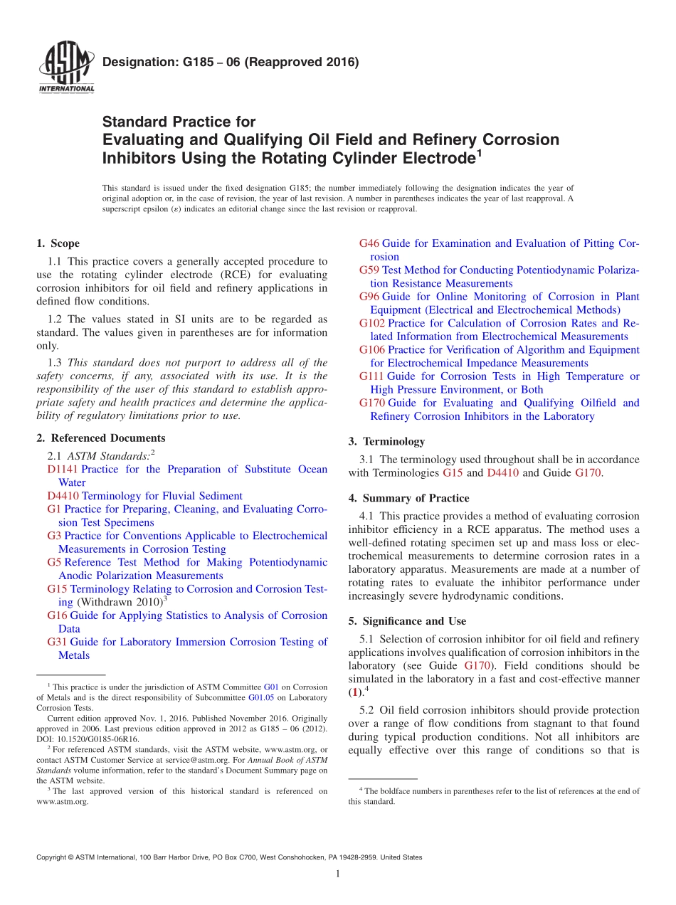 ASTM_G_185_-_06_2016.pdf_第1页