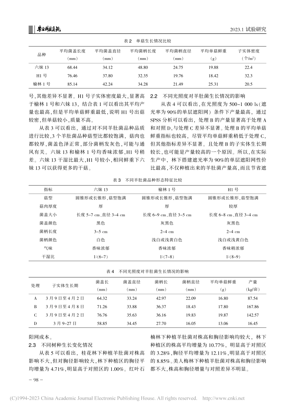 3种木本花卉林下羊肚菌立体栽培技术研究_刘杰.pdf_第3页