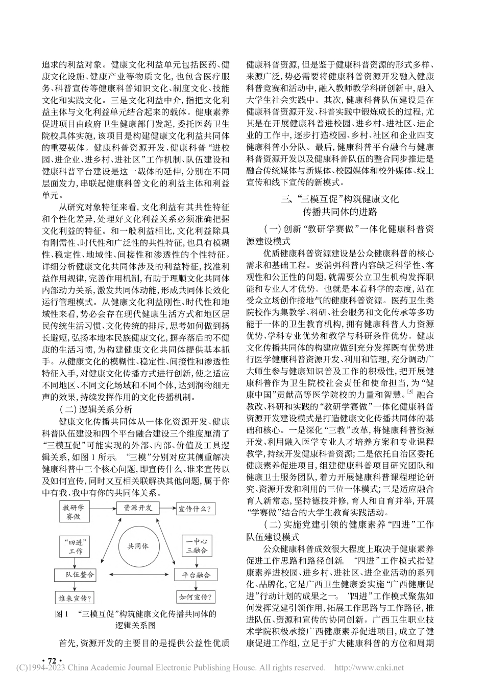 “三模互促”视域下医药卫生...健康委健康素养促进项目为例_陈卫东.pdf_第2页