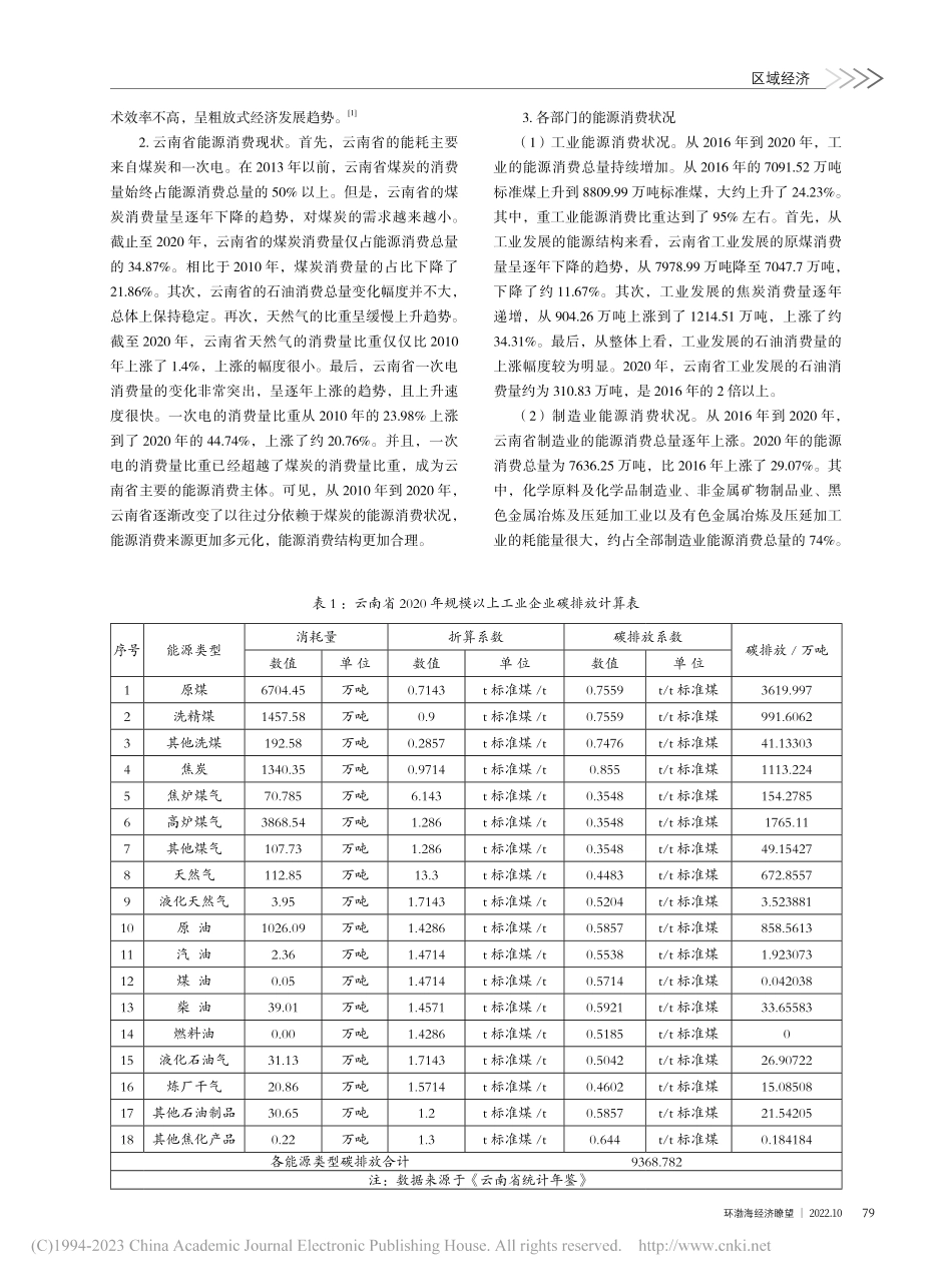 “双碳”目标下云南省能源结构优化研究_楼荣达.pdf_第2页