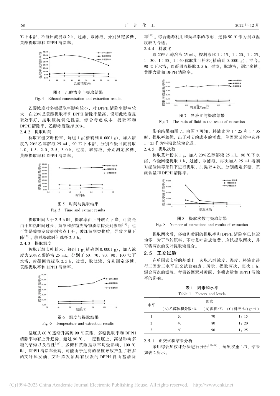 艾叶中多糖和黄酮联合提取工艺及抗氧化性研究_朱平平.pdf_第3页