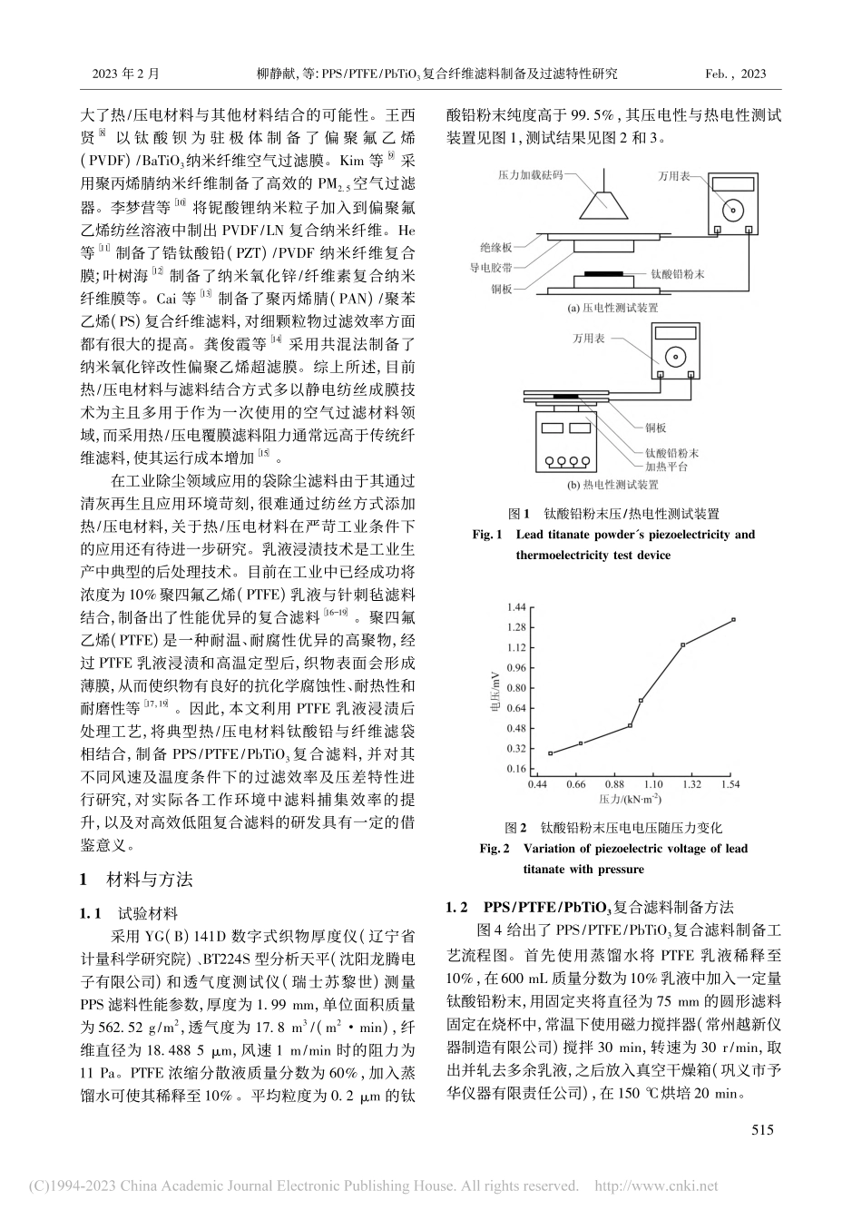 PPS_PTFE_PbTi...纤维滤料制备及过滤特性研究_柳静献.pdf_第2页