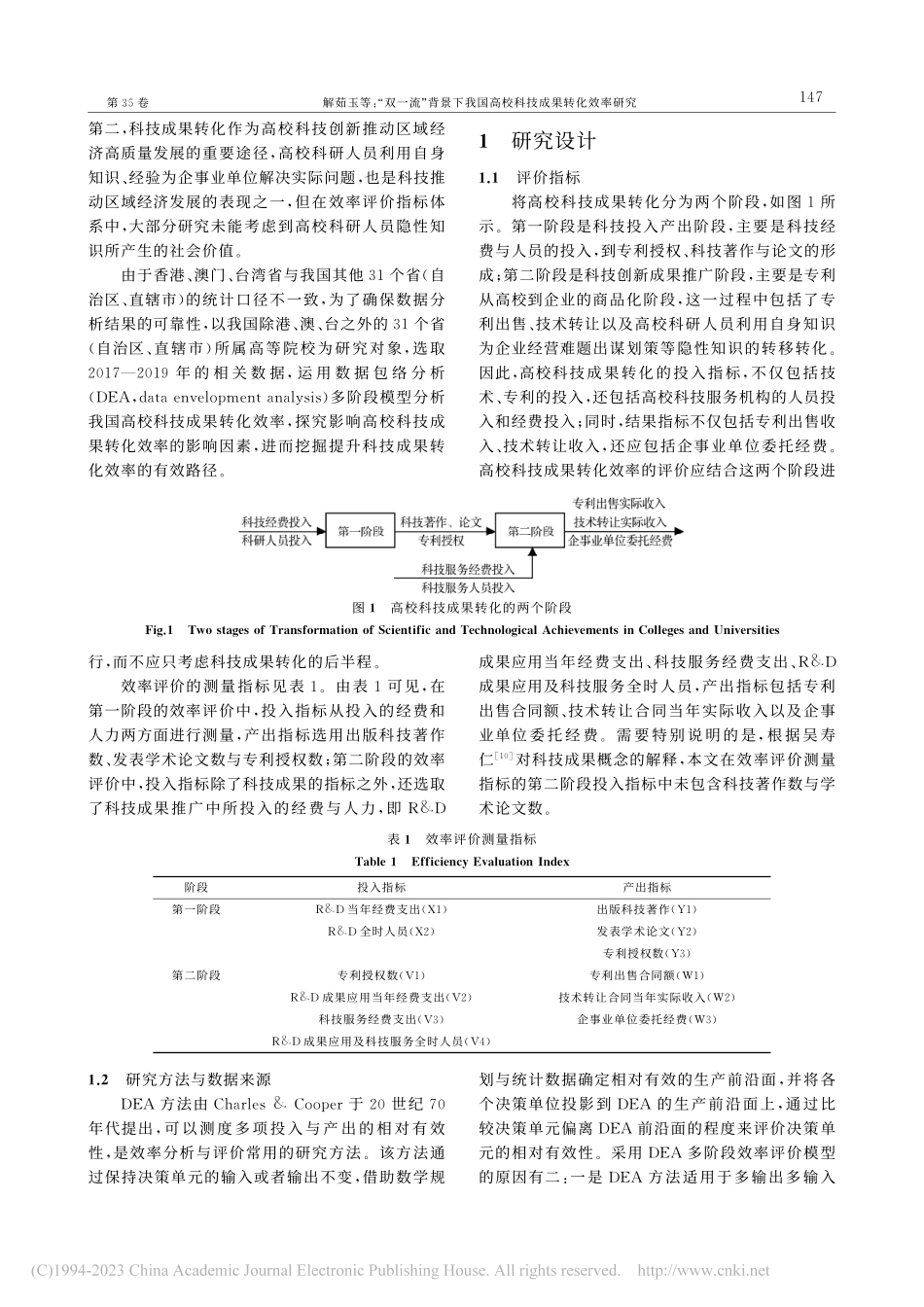 “双一流”背景下我国高校科技成果转化效率研究_解茹玉.pdf_第2页