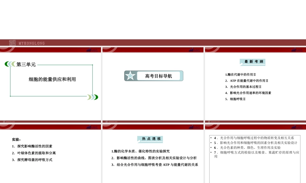 必修1-3-1细胞代谢中的酶和ATP分解.ppt